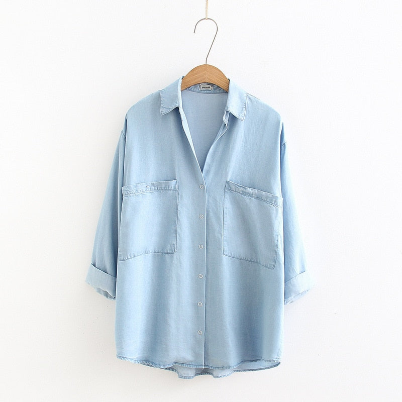 Womens Denim Shirt Chic